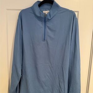 Peter Millar Sky Blue Quarter-Zip Pullover